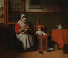 The Lacemaker, c.1656